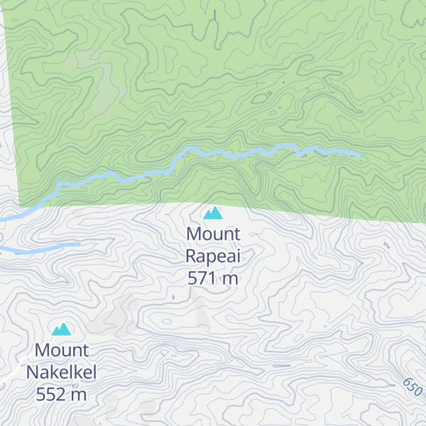 Map of Mount Rapeai