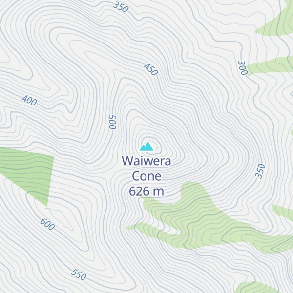 Map of Waiwera Cone