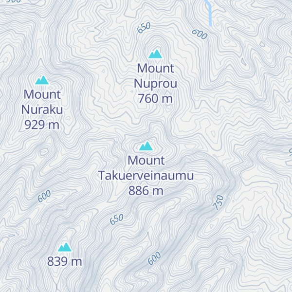 Map of Mount Takuerveinaumu