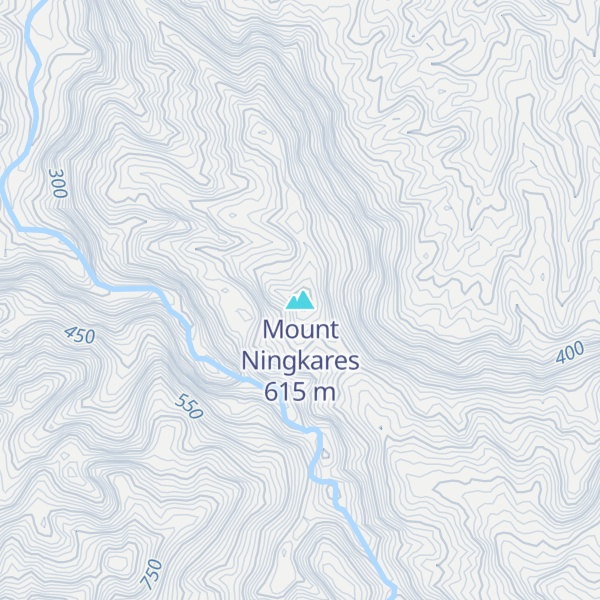 Map of Mount Ningkares