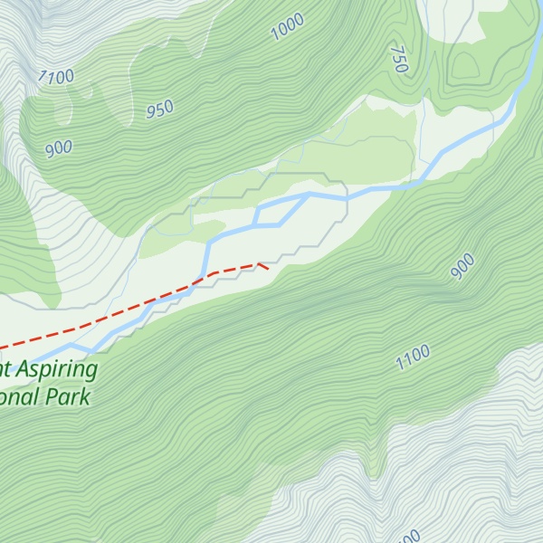 Map of Makarora Hut