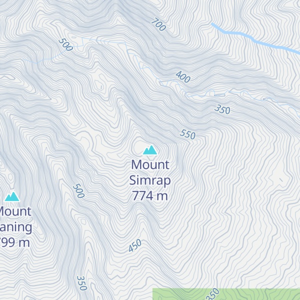 Map of Mount Simrap