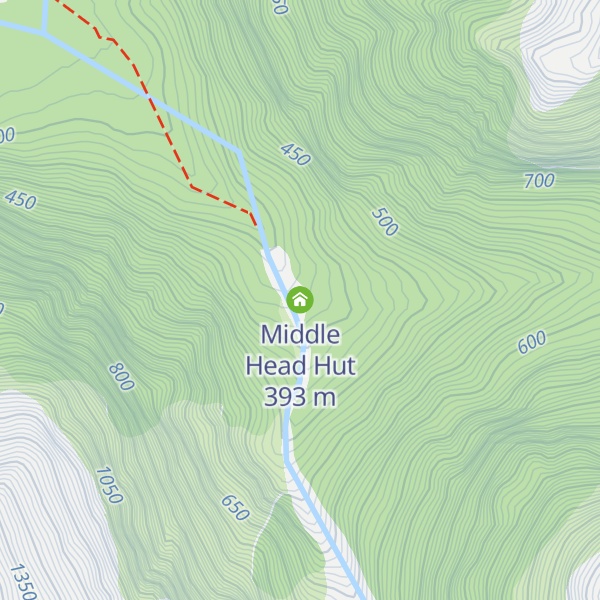 Map of Middle Head Hut