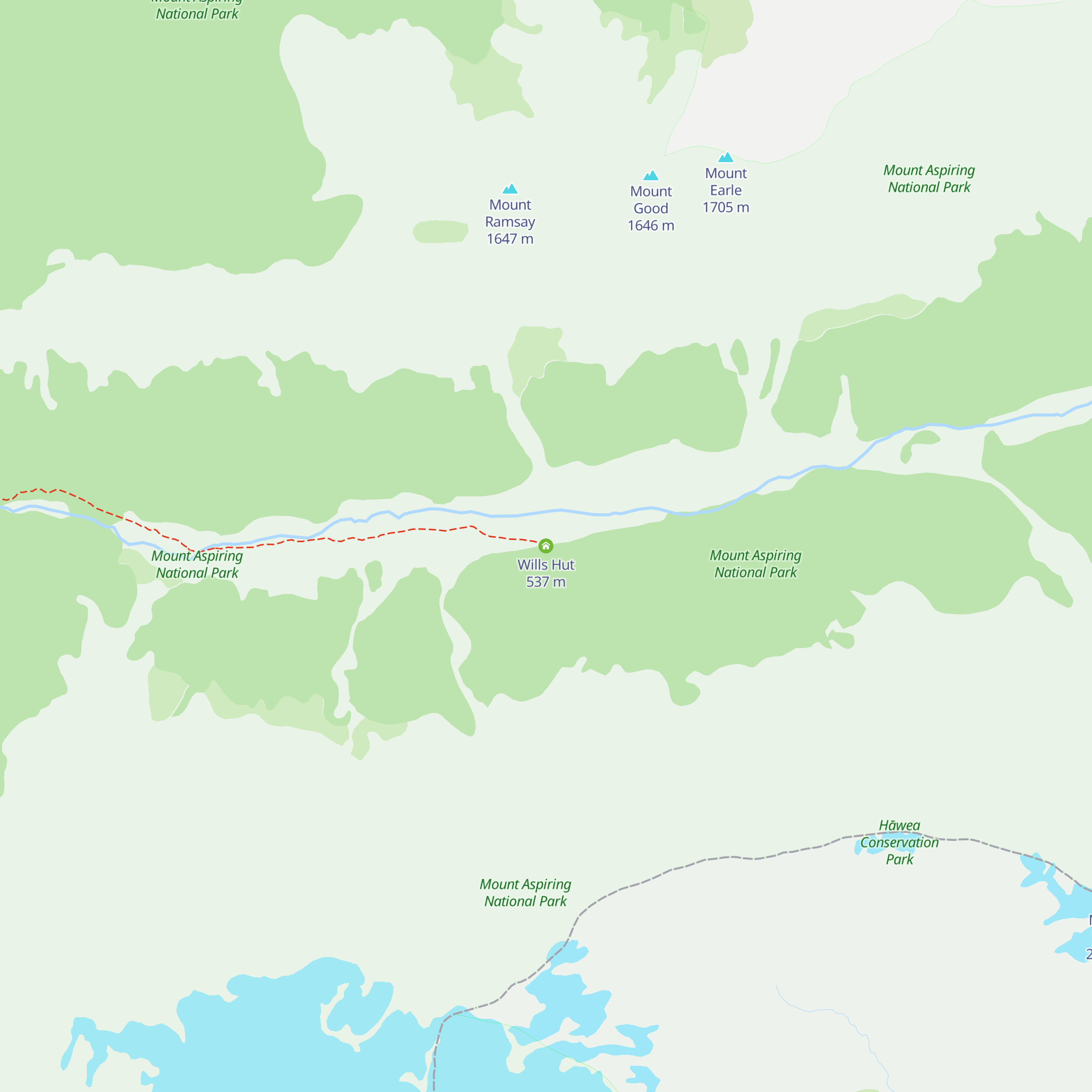 Wills Hut map