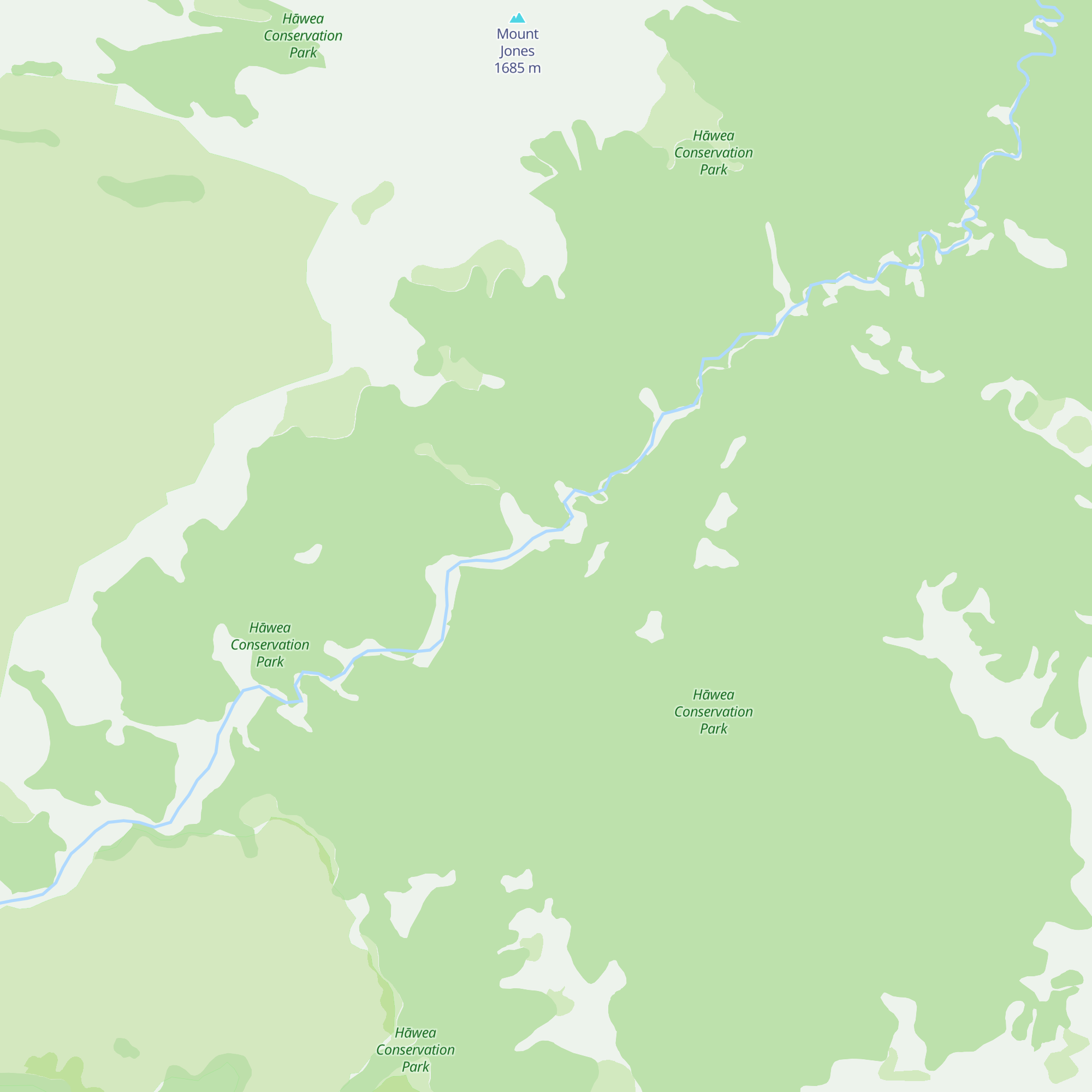 Bush Hut map