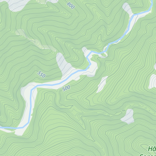 Map of Bush Hut