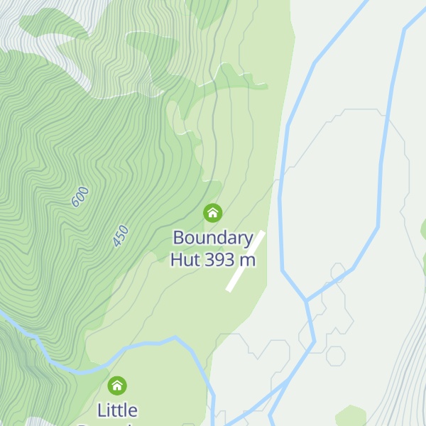 Map of Boundary Hut