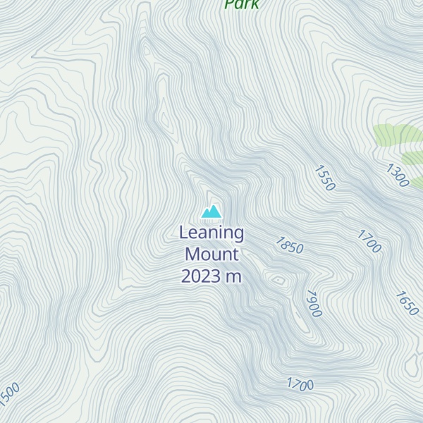 Map of Leaning Mount