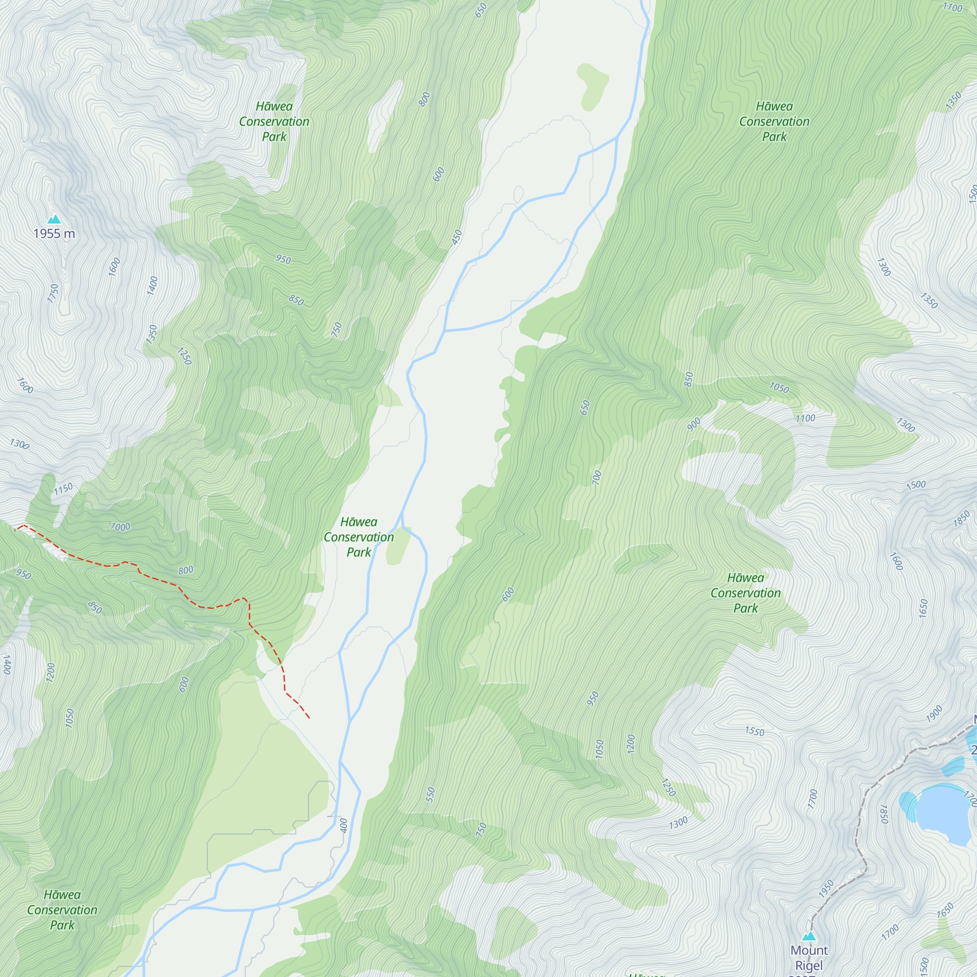 Bull Flat Hut map