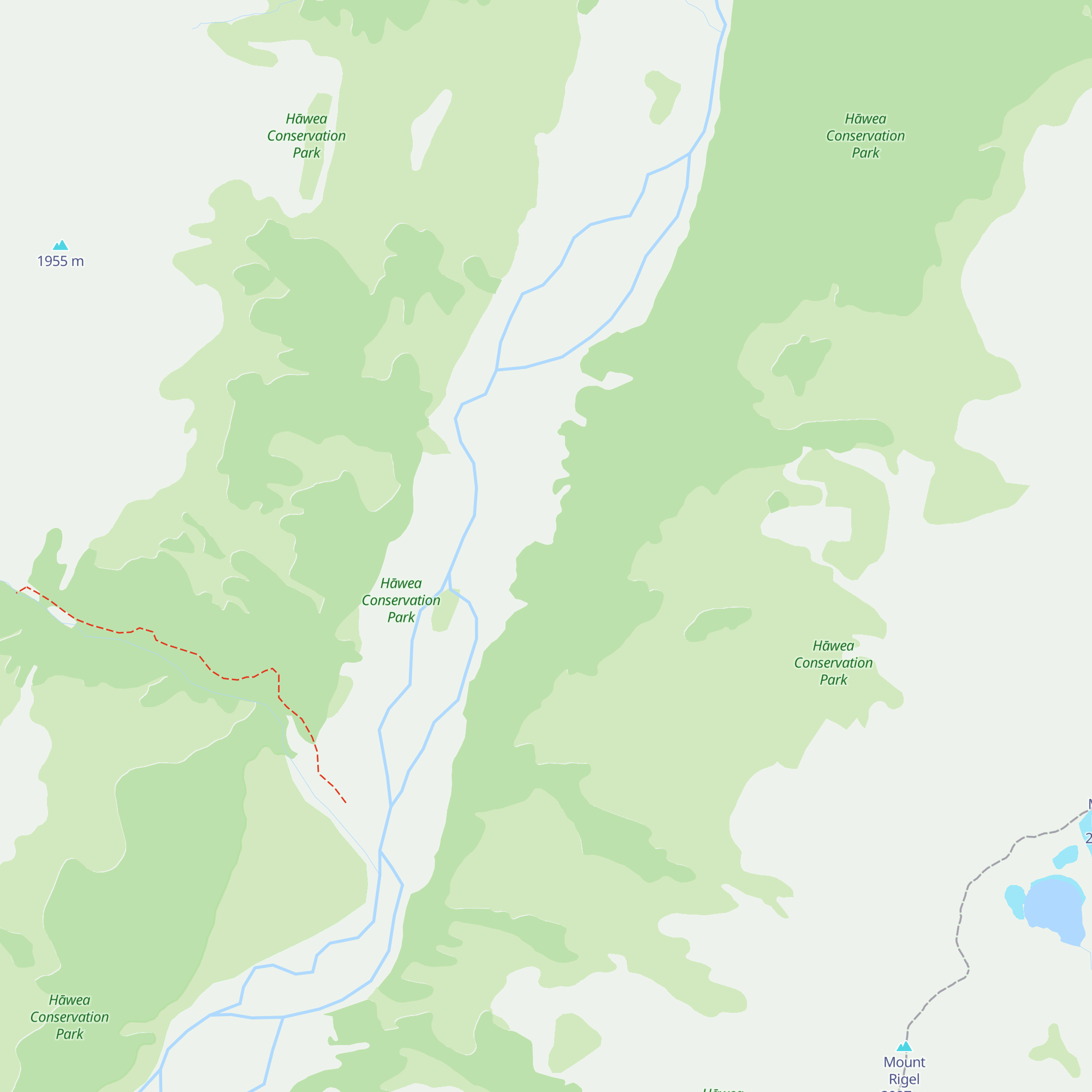 Bull Flat Hut map