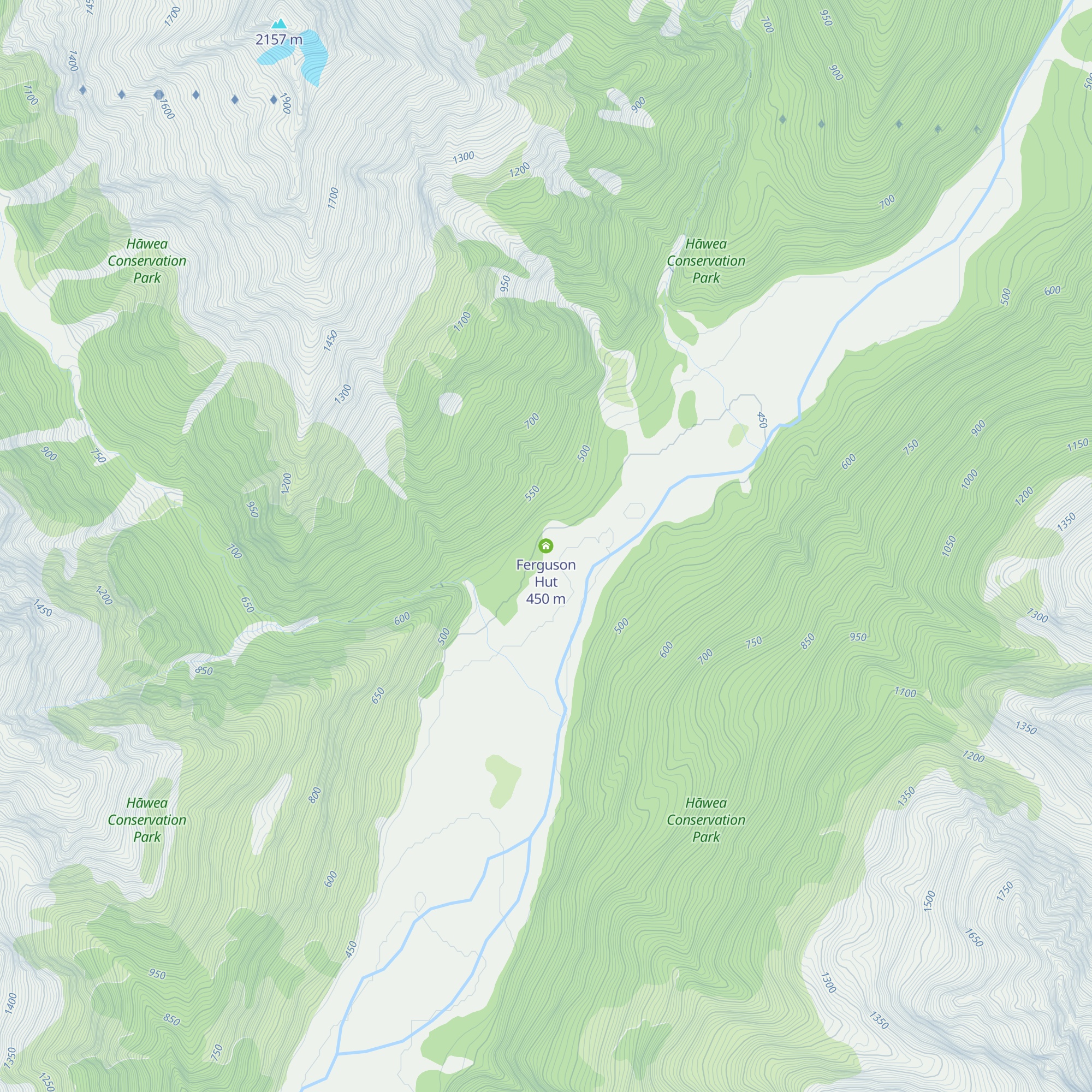 Ferguson Hut map