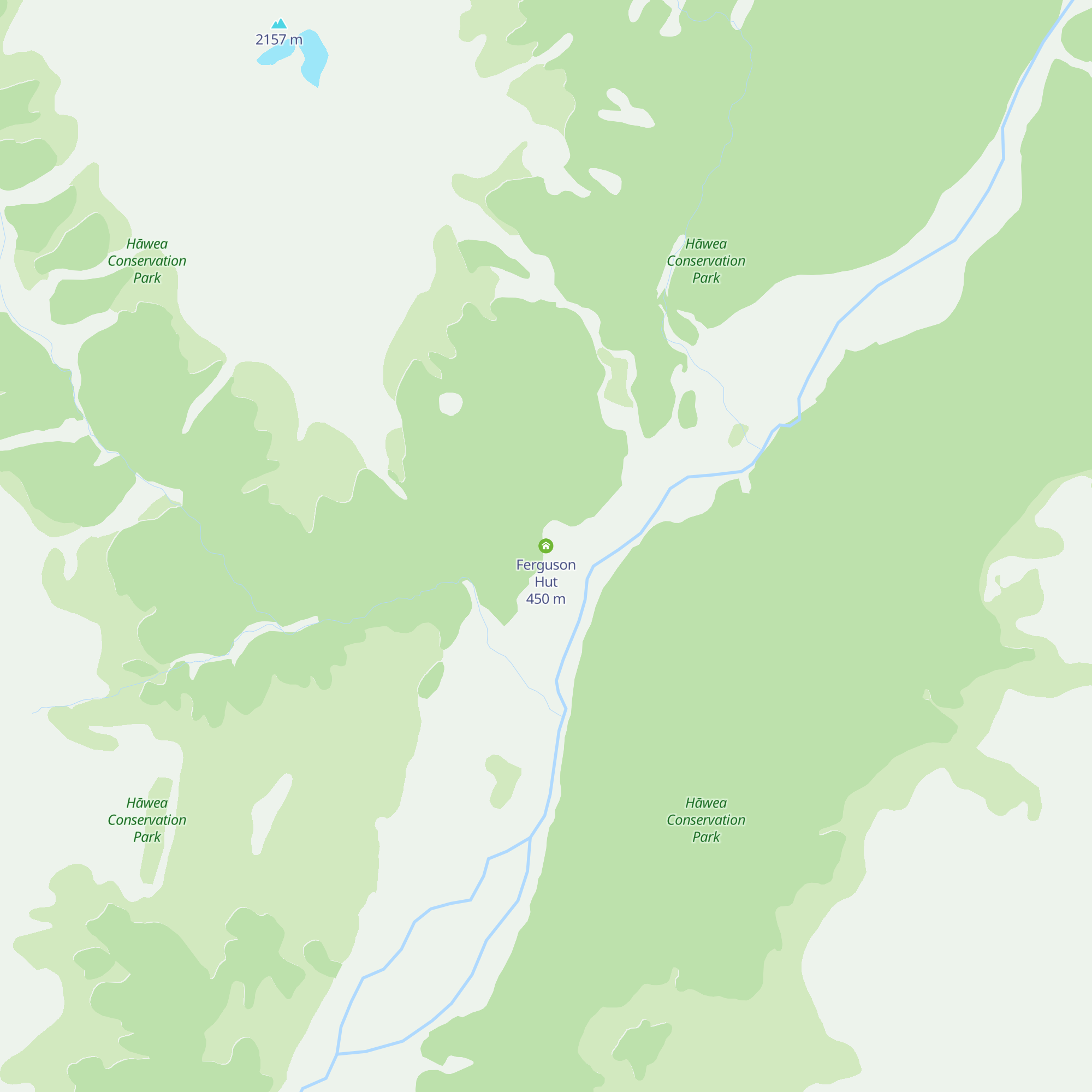 Ferguson Hut map