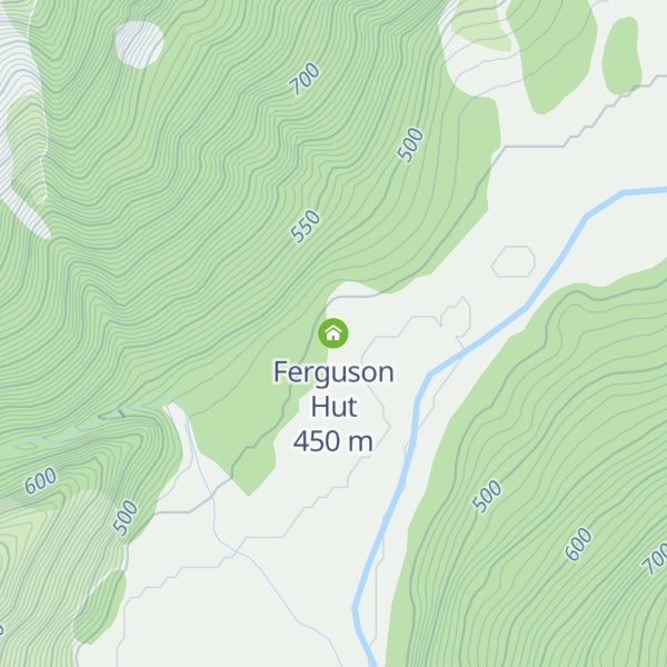Map of Ferguson Hut