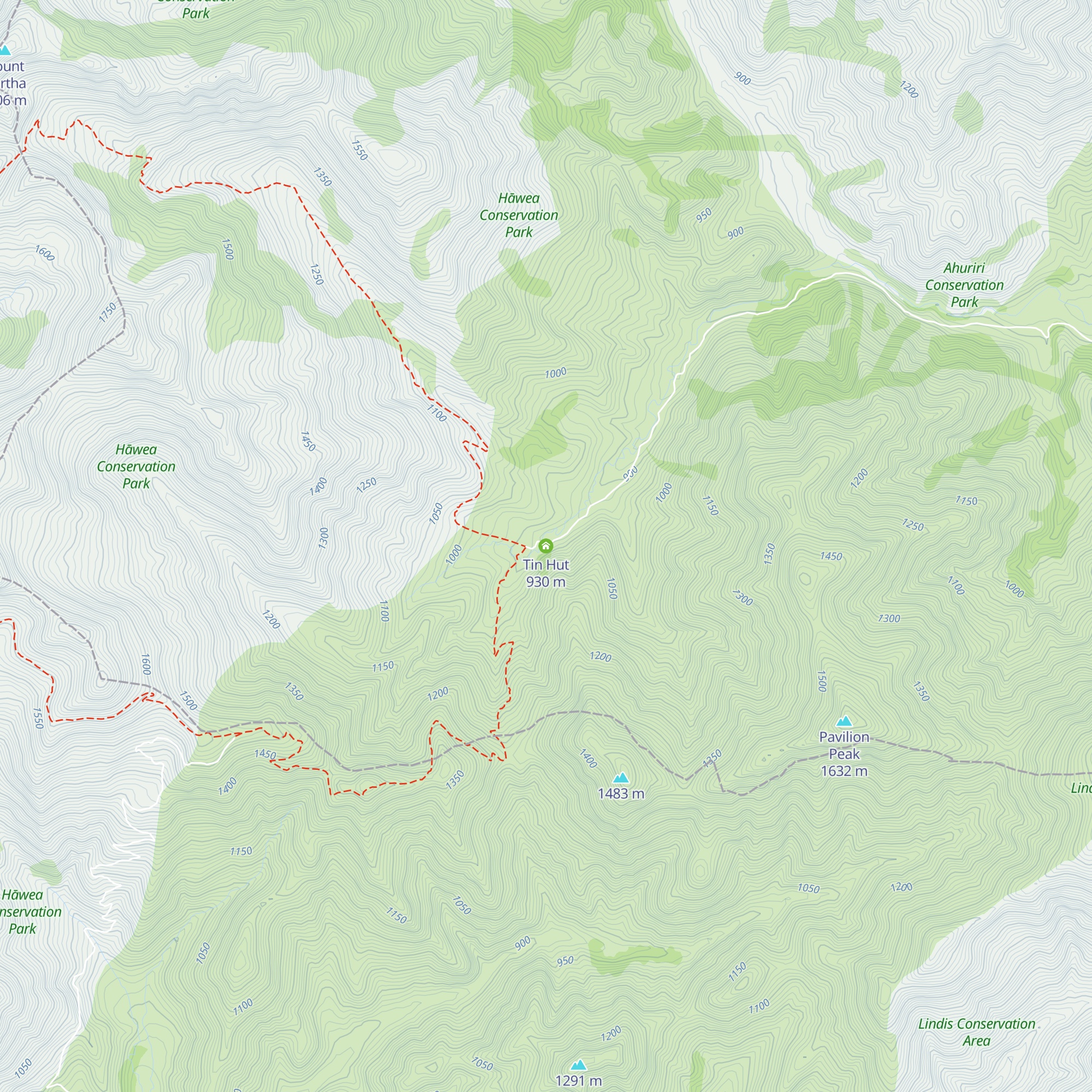 Tin Hut map