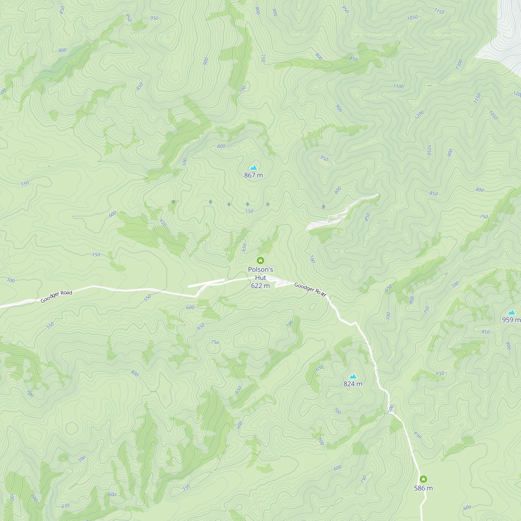 Polson's Hut map