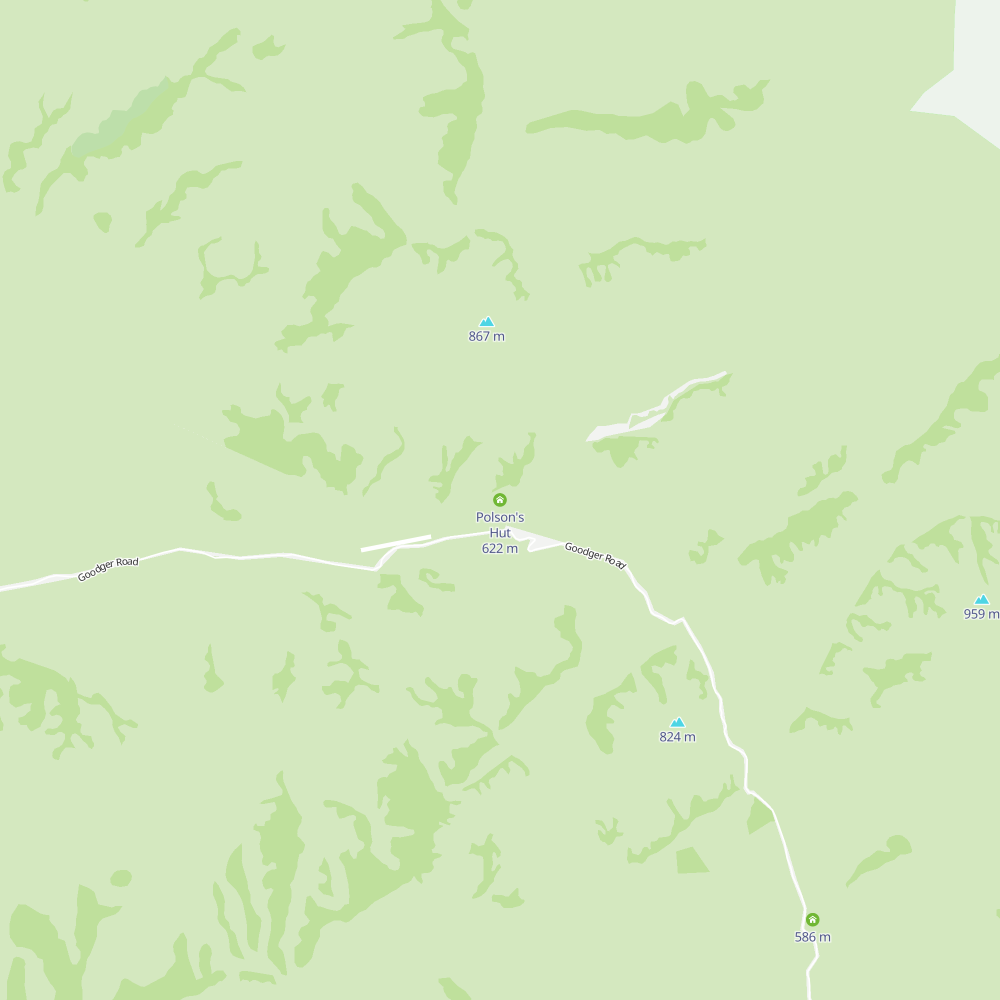 Polson's Hut map