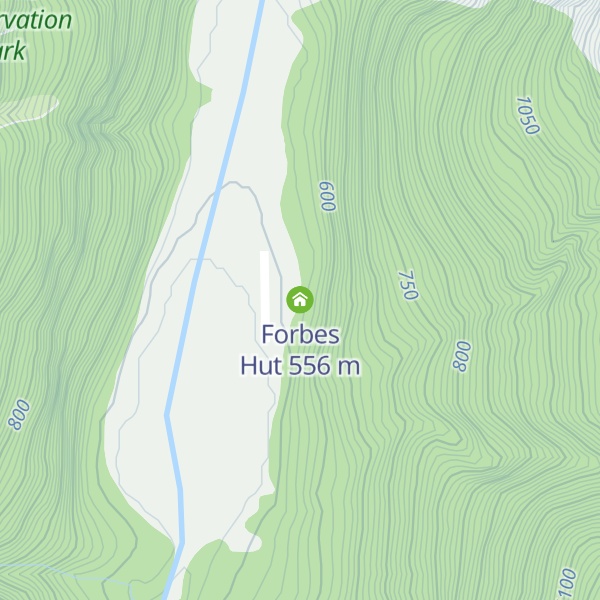 Map of Forbes Hut