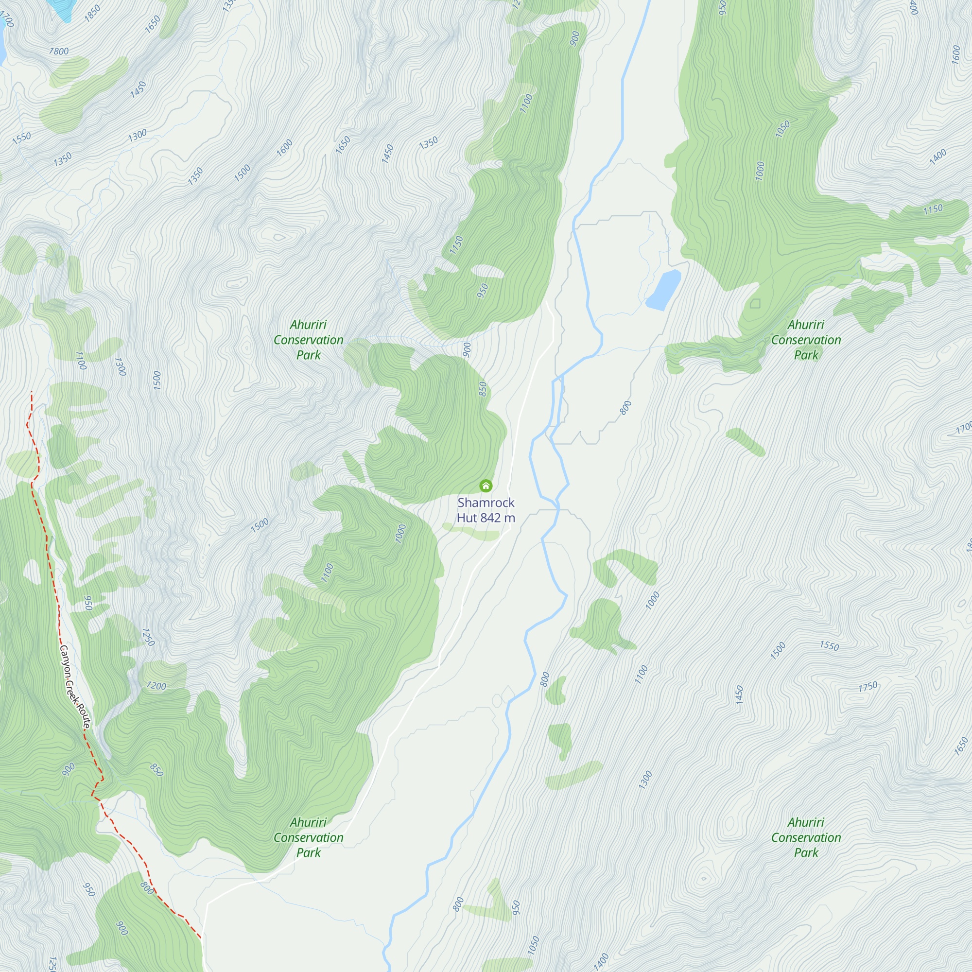 Shamrock Hut map