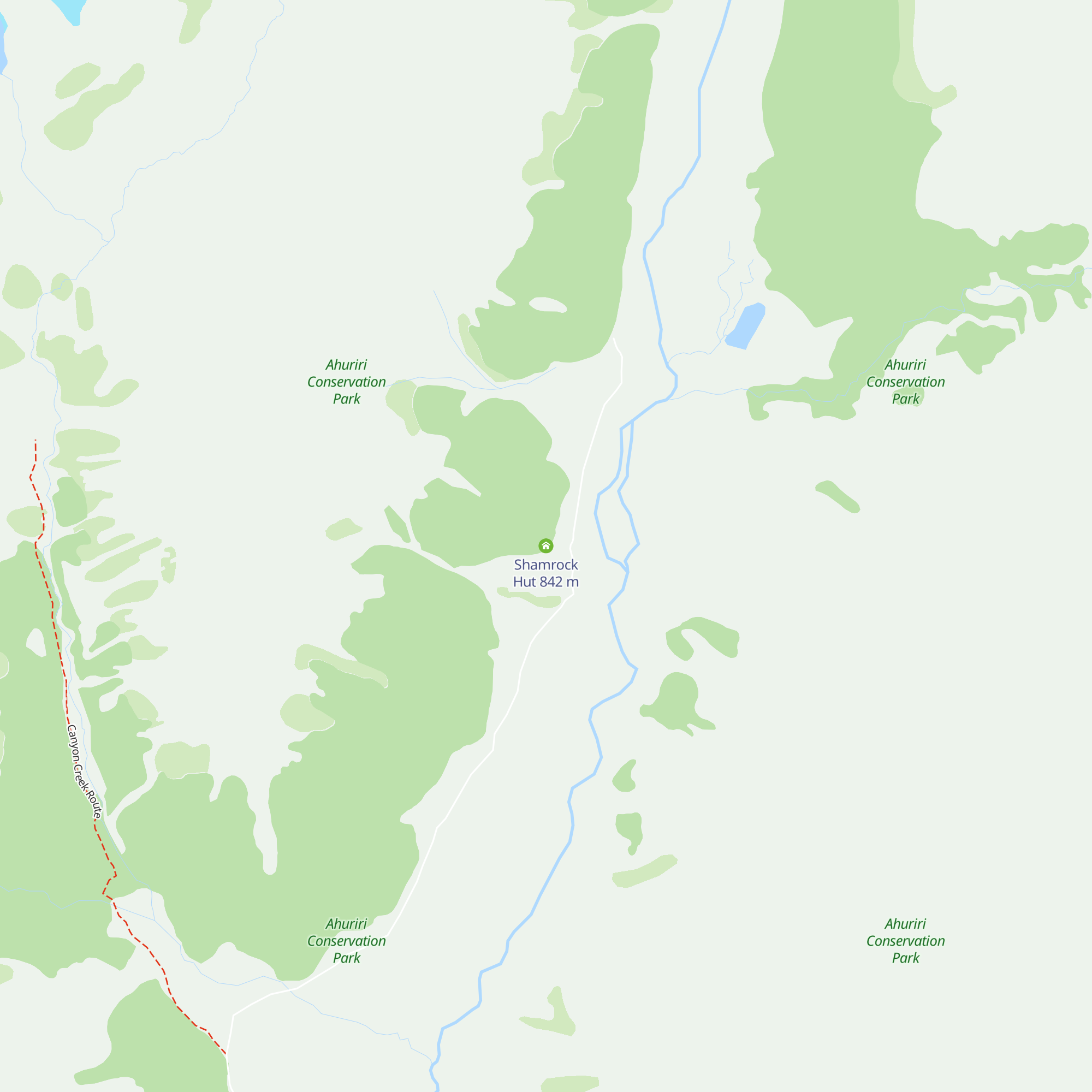 Shamrock Hut map