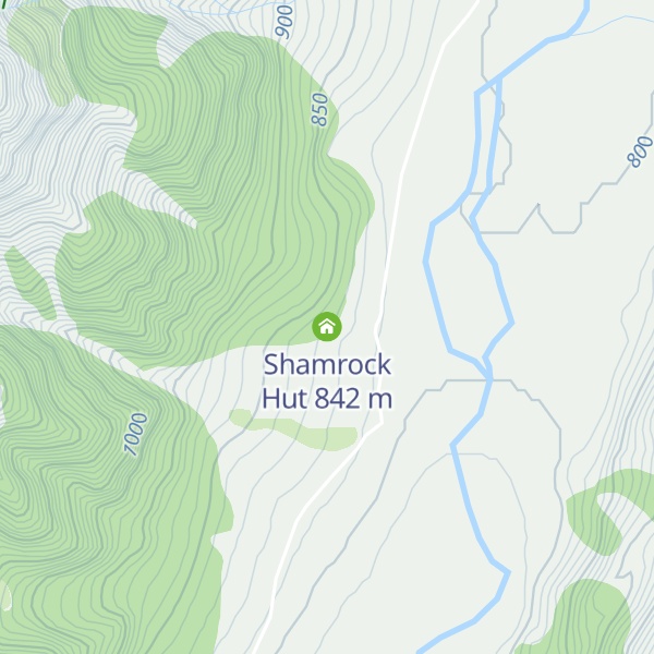Map of Shamrock Hut