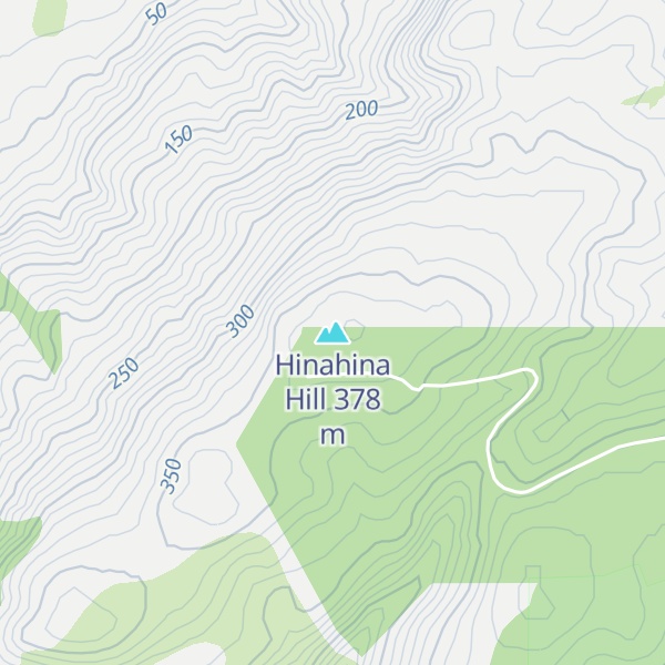 Map of Hinahina Hill