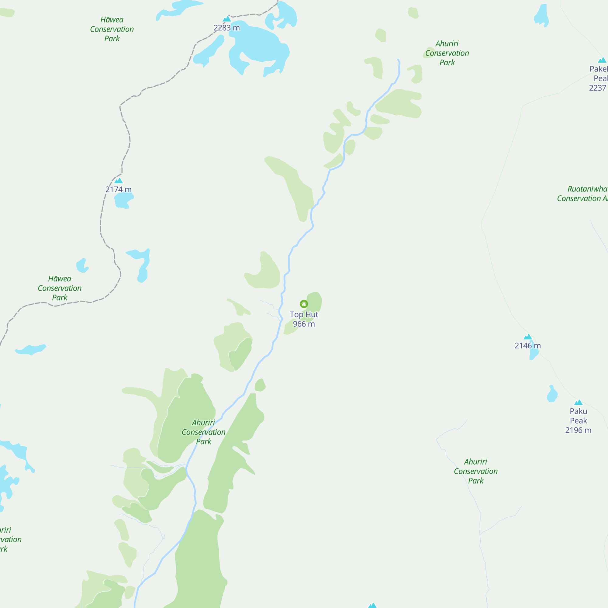 Top Hut map