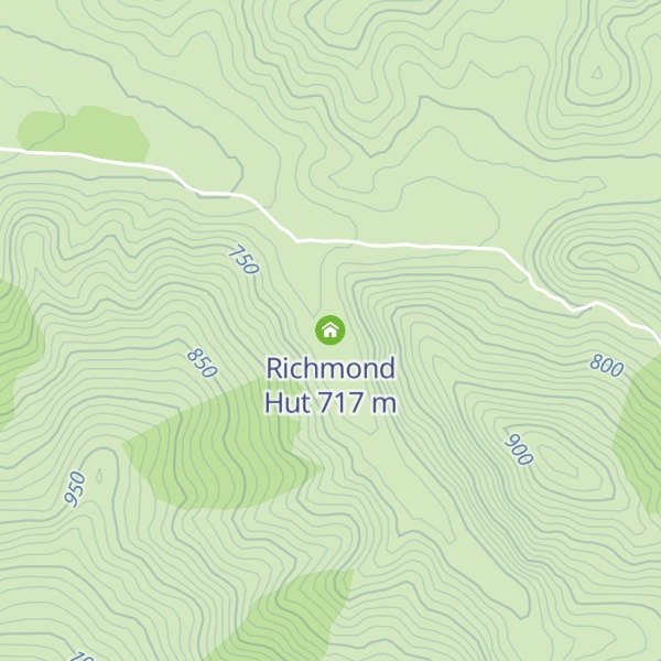 Map of Richmond Hut