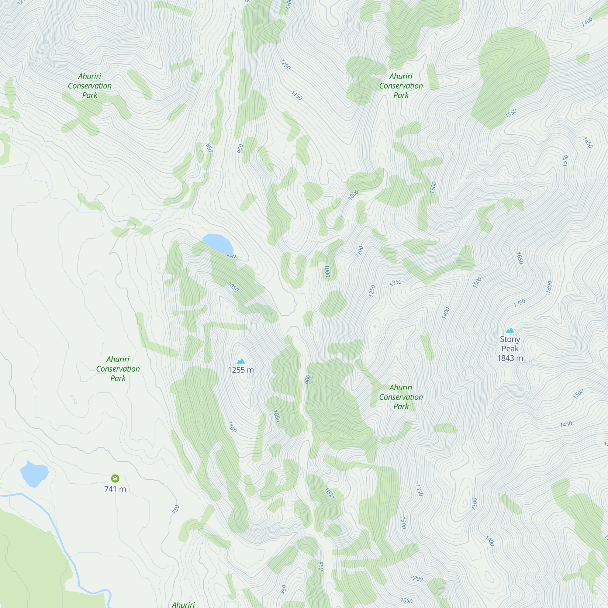 Hideaway Hut map