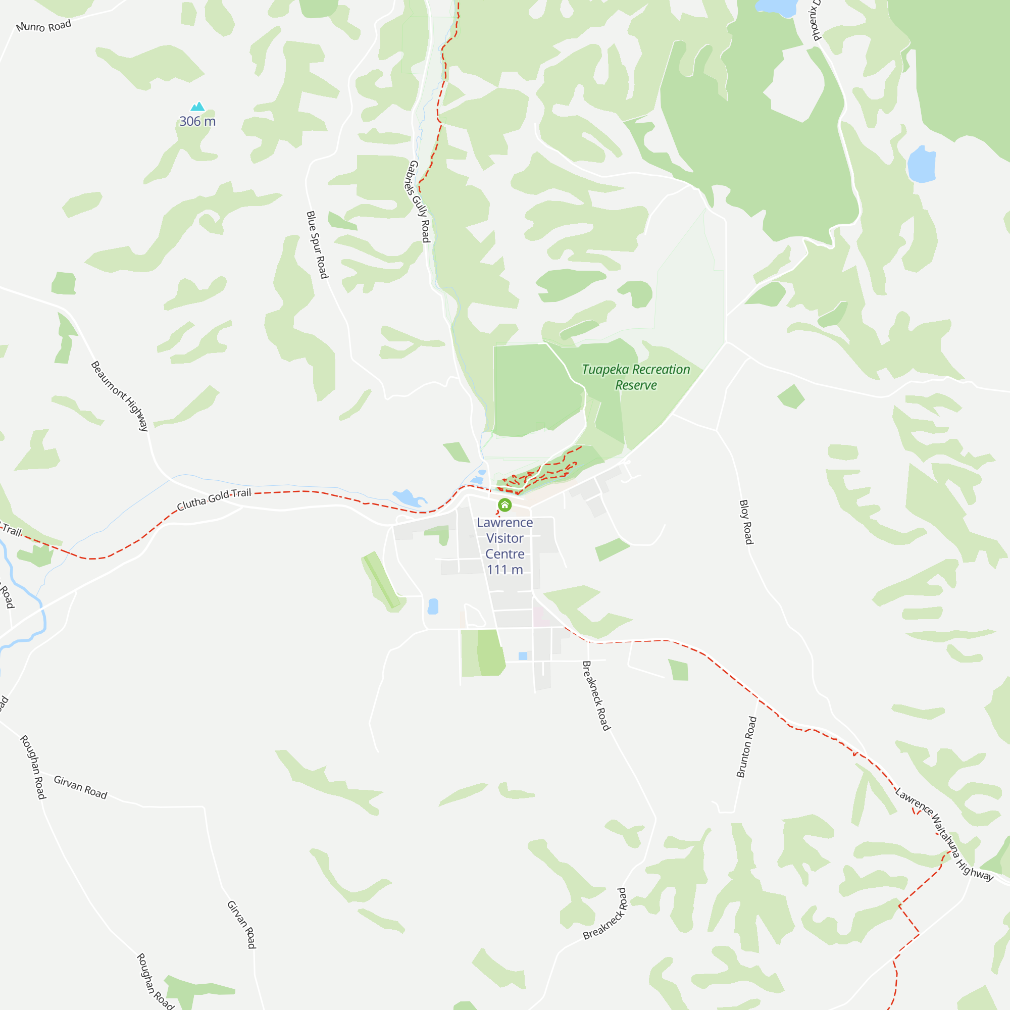 Lawrence Visitor Centre map