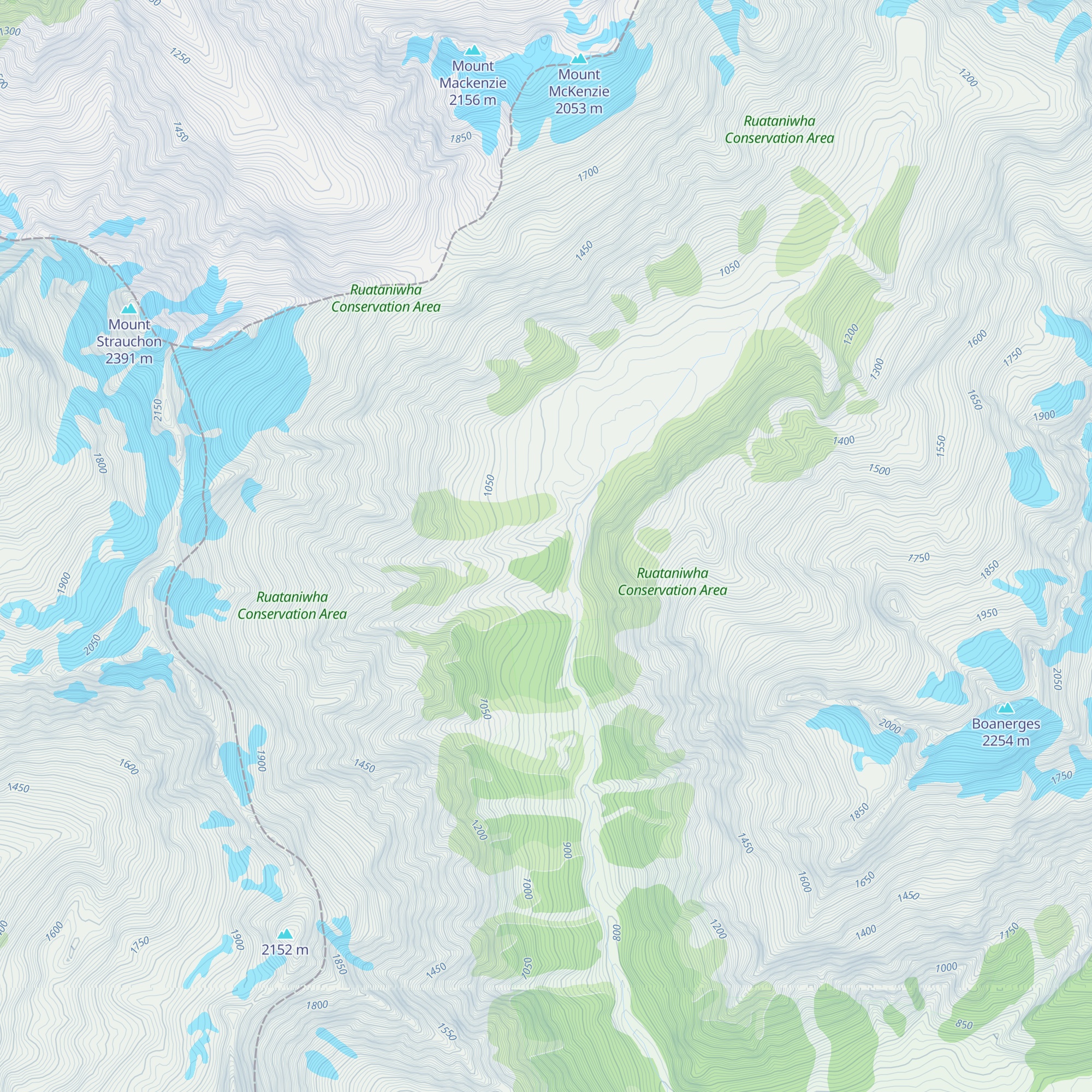 Brodrick Hut map