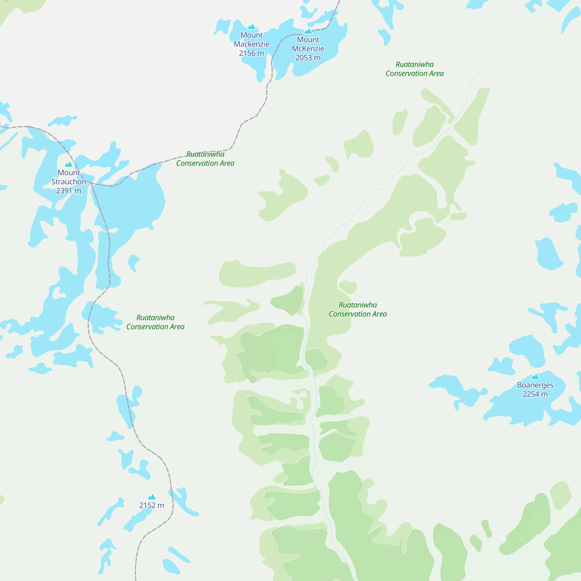 Brodrick Hut map