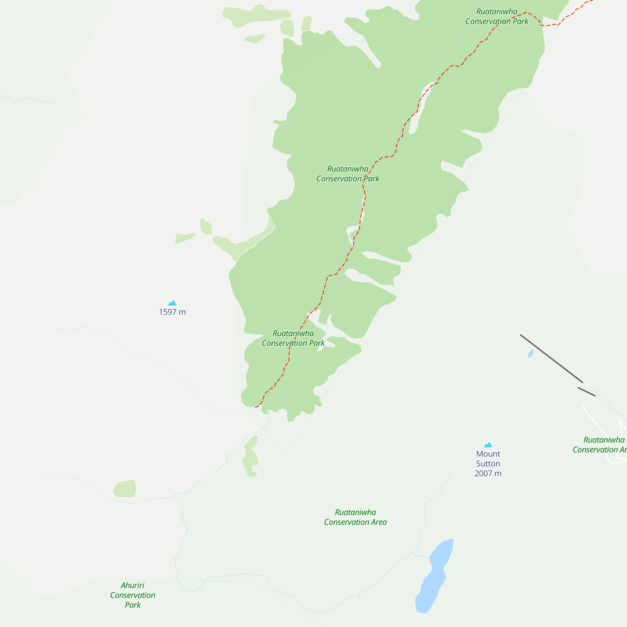 Maitland Hut map
