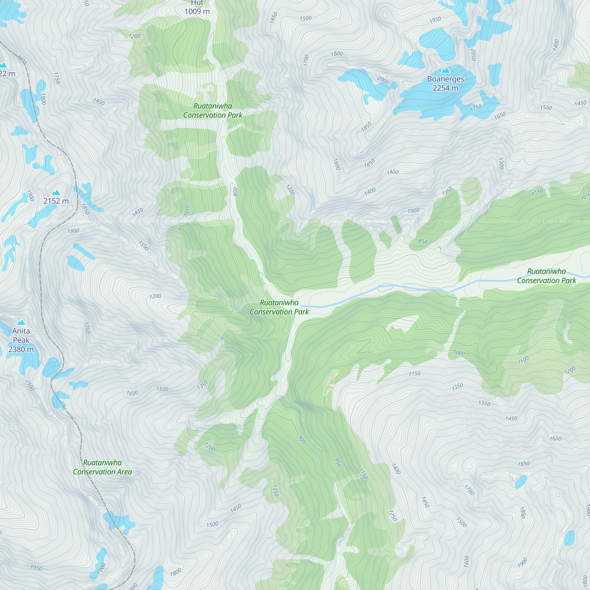 Officers Hut map