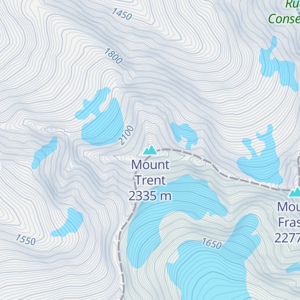 Map of Mount Trent