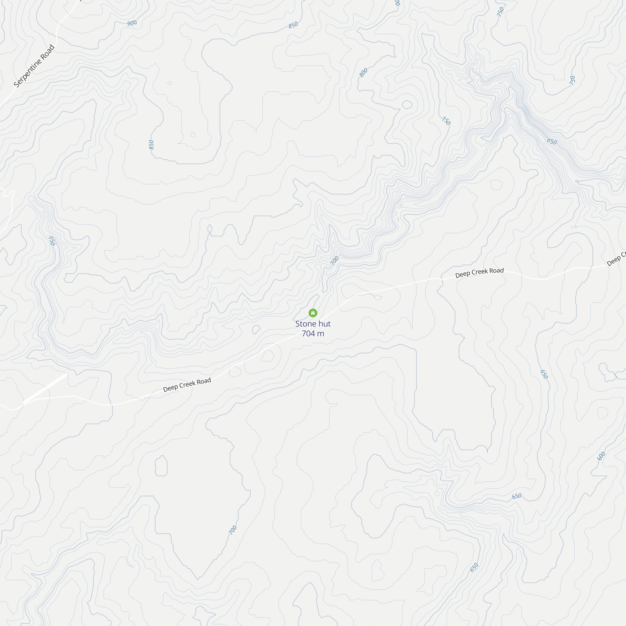 Stone hut map