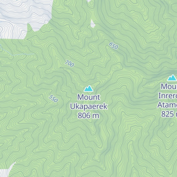 Map of Mount Ukapaerek
