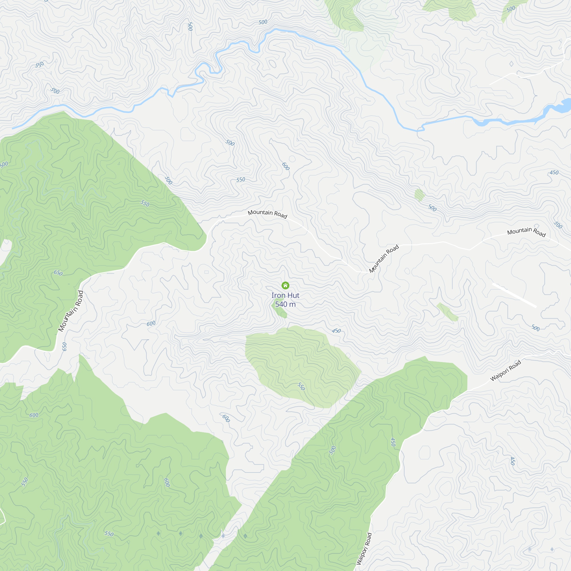Iron Hut map