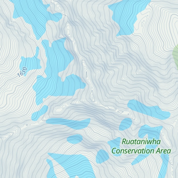 Map of Taiaha Peak