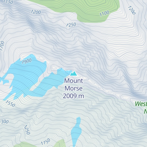 Map of Mount Morse