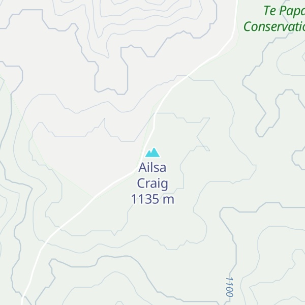 Map of Ailsa Craig