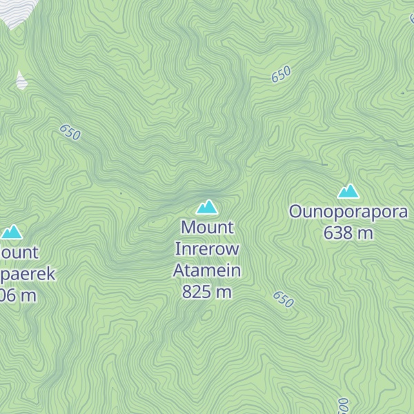 Map of Mount Inrerow Atamein