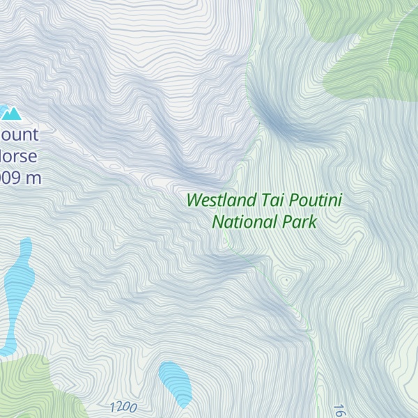 Map of McGloin Peak
