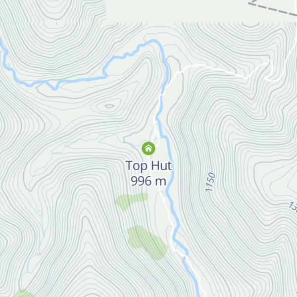 Map of Top Hut