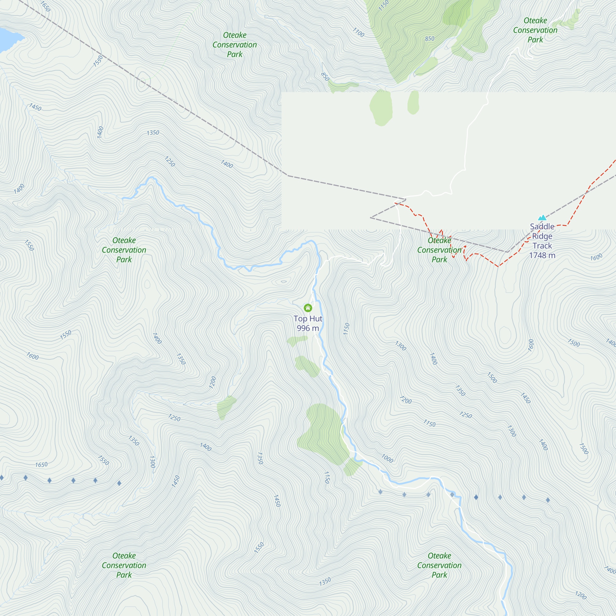 Top Hut map