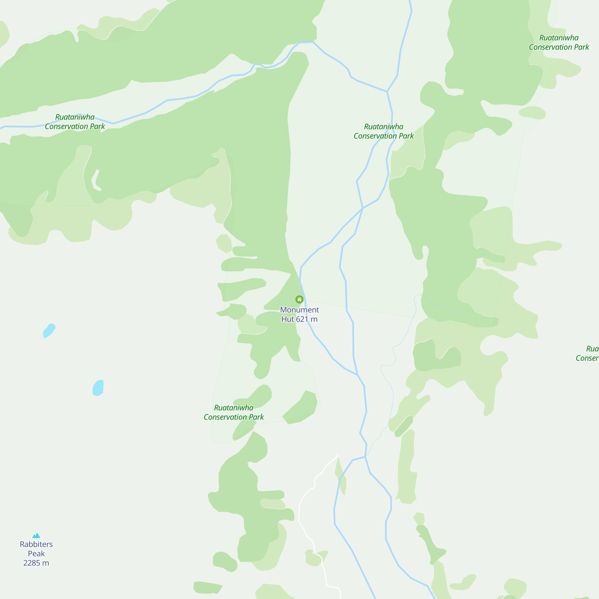 Monument Hut map
