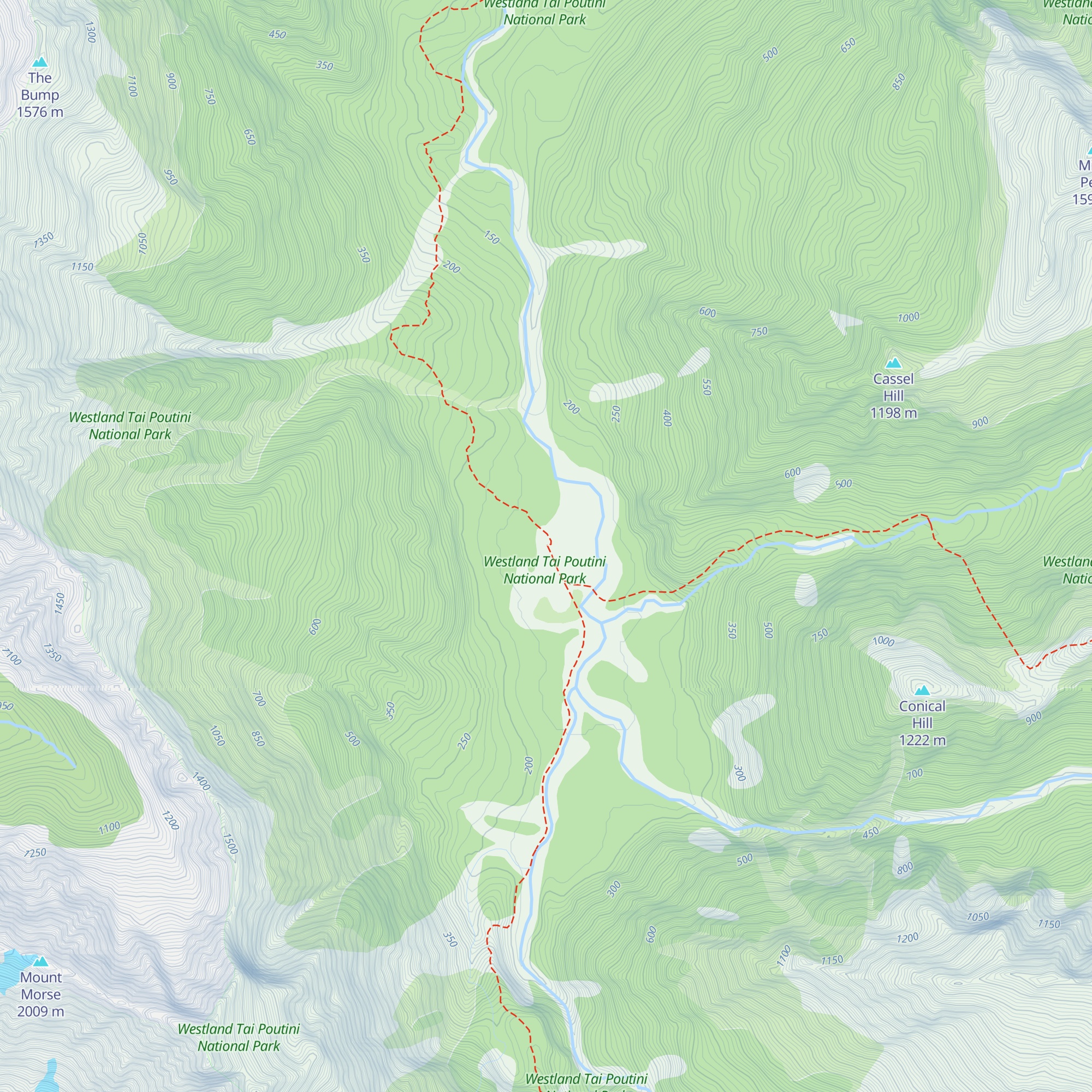 Cassel Flat Hut map