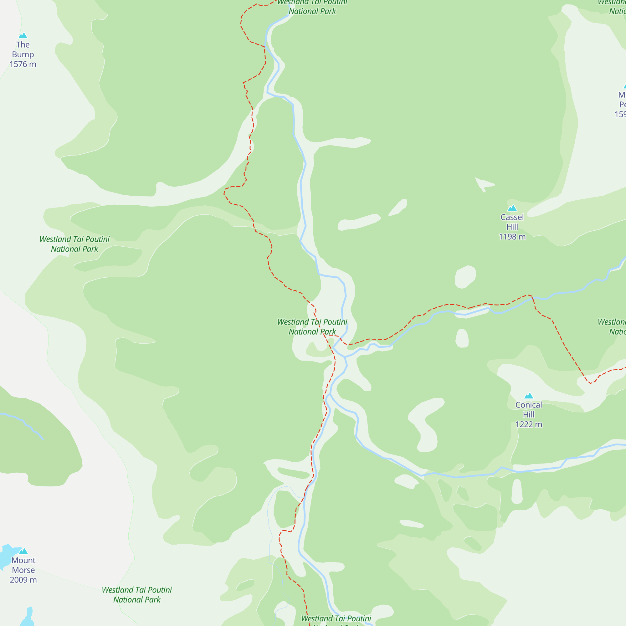 Cassel Flat Hut map