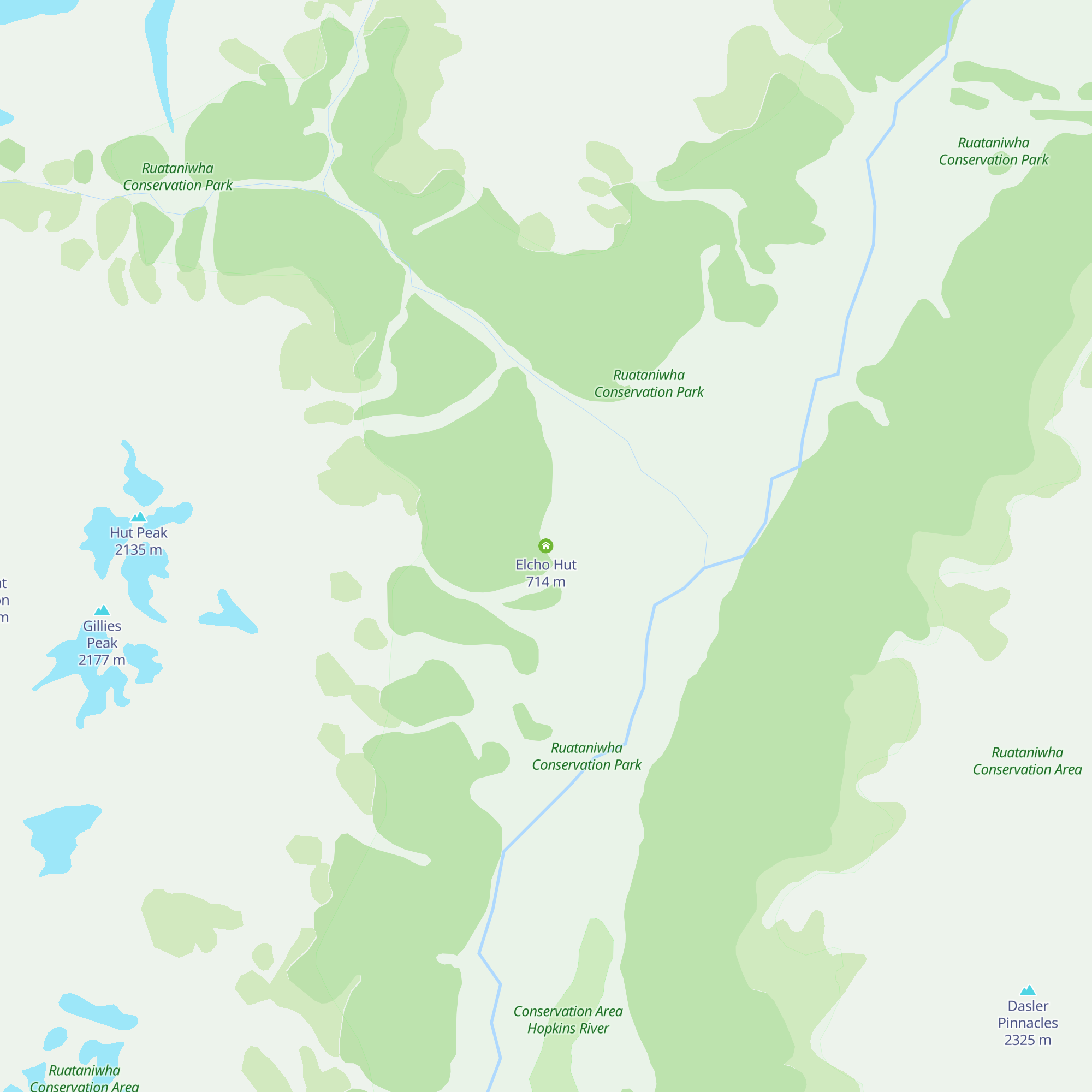 Elcho Hut map