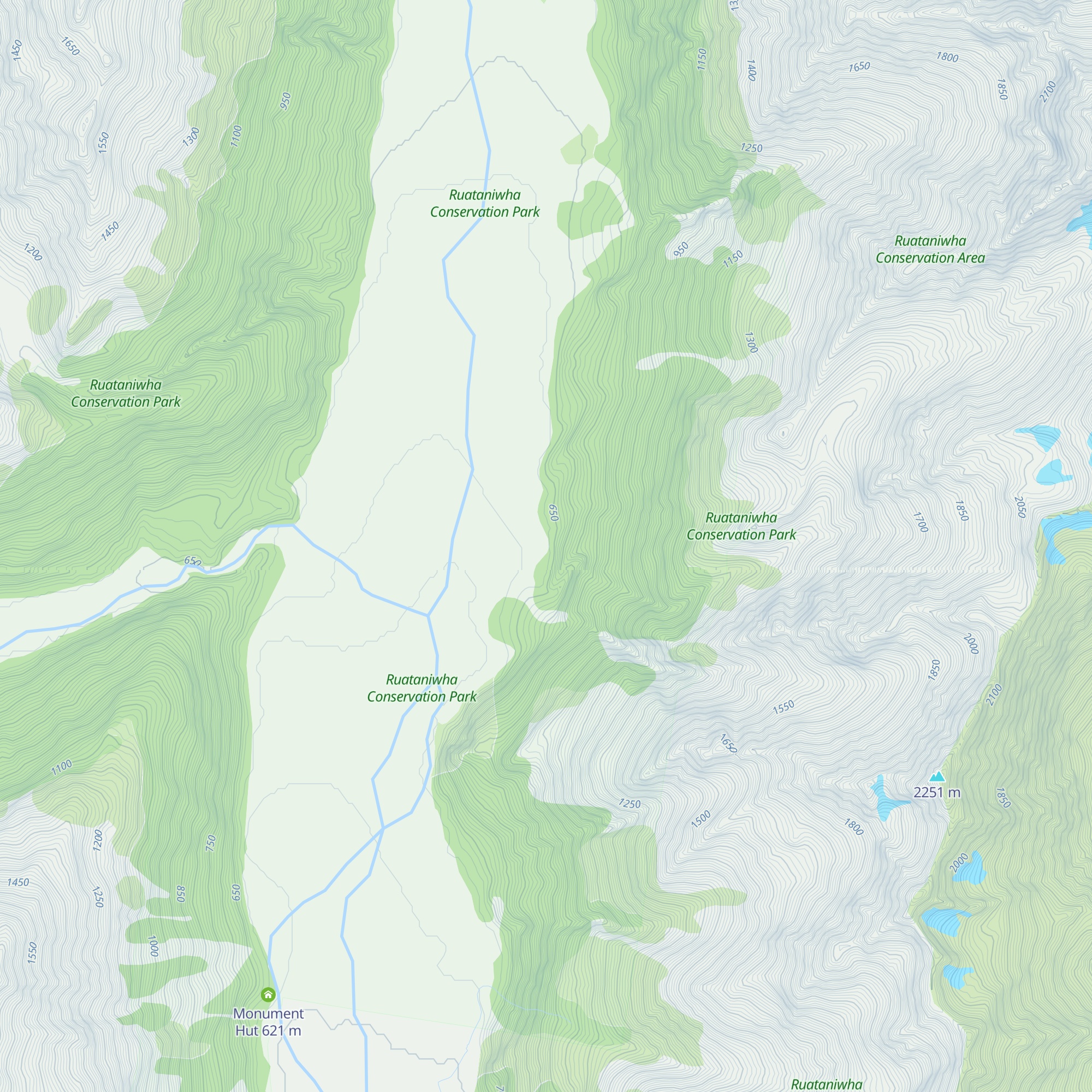 Red Hut map