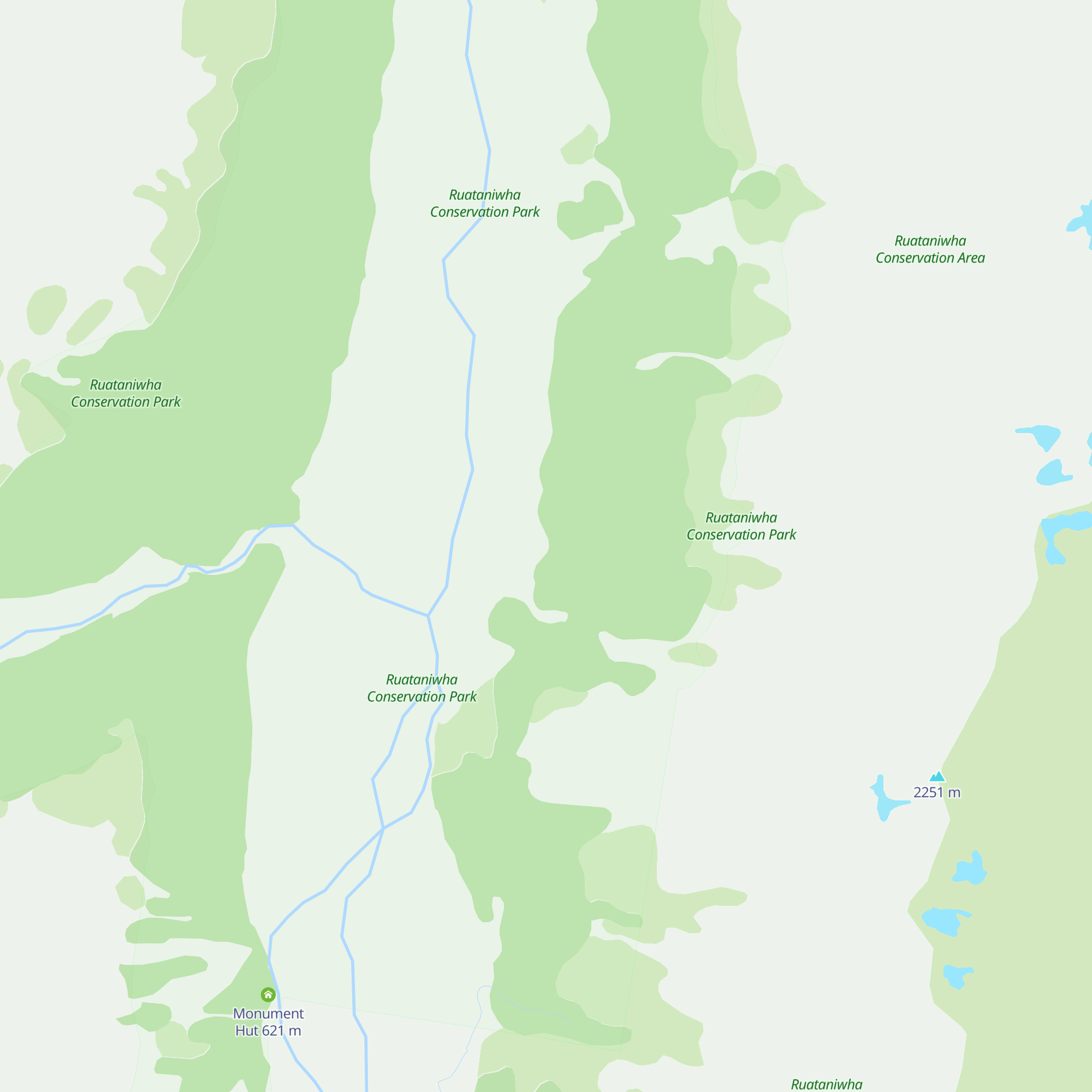 Red Hut map